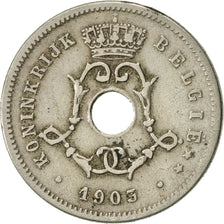 Coin, Belgium, 5 Centimes, 1903, EF(40-45), Copper-nickel, KM:47