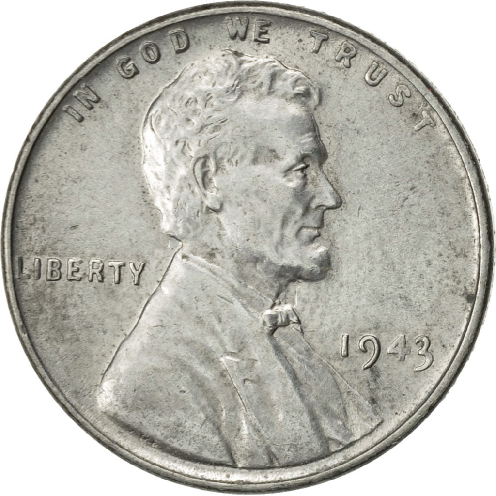 United States, Lincoln Cent, Cent, 1943, U.S. Mint, Philadelphia, EF(40-45)