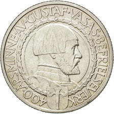 Coin, Sweden, Gustaf V, 2 Kronor, 1921, MS(60-62), Silver, KM:799