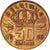Moneta, Belgia, Baudouin I, 50 Centimes, 1996, EF(40-45), Bronze, KM:148.1