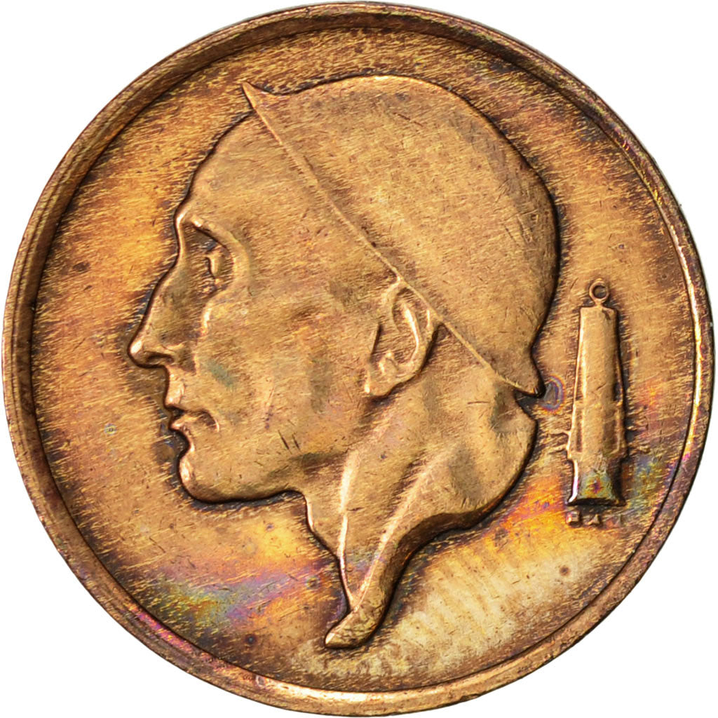 Coin, Belgium, Baudouin I, 50 Centimes, 1971, EF(40-45), Bronze, KM:149.1
