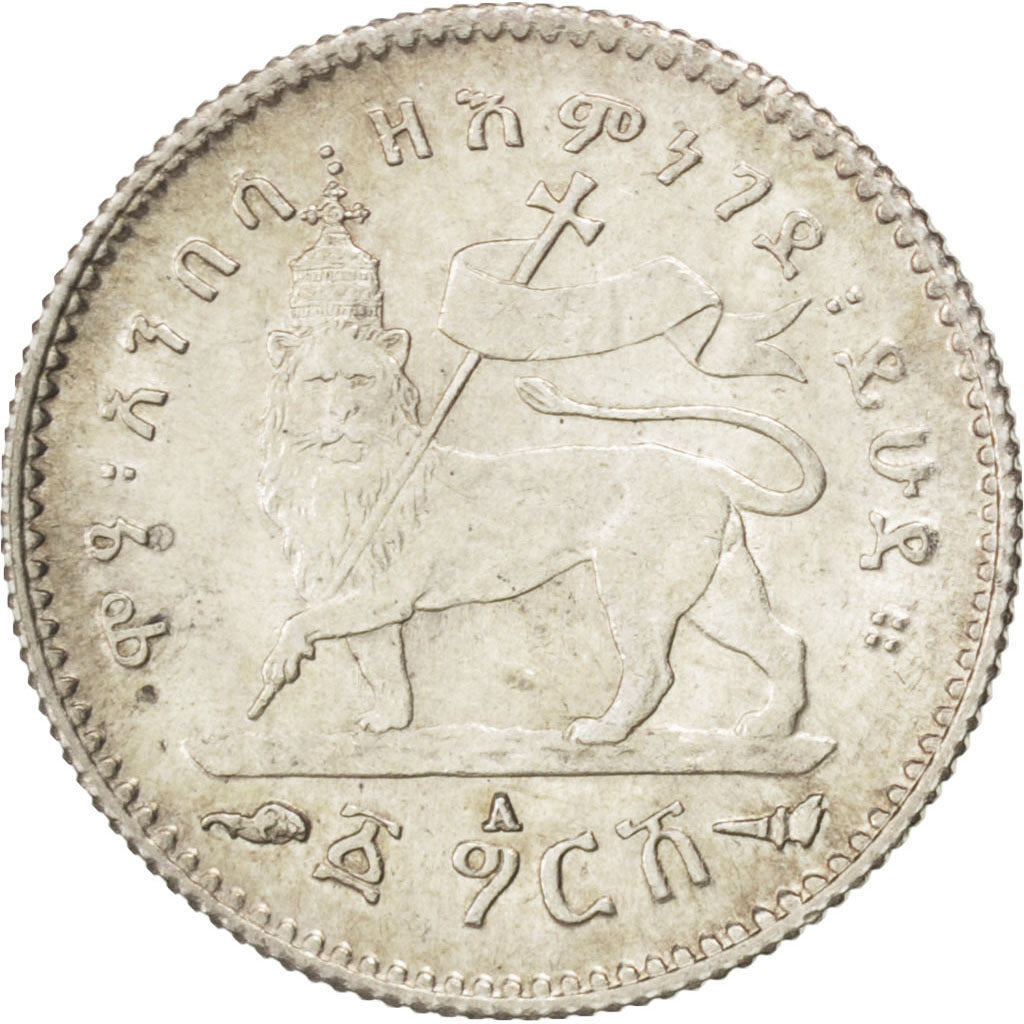 ETHIOPIA, Gersh, 1898, Paris, KM #12, MS(63), Silver, 16.5, 1.41