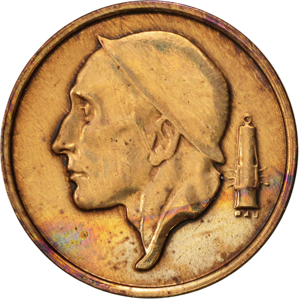 Coin, Belgium, Baudouin I, 50 Centimes, 1977, EF(40-45), Bronze, KM:148.1