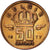 Coin, Belgium, Baudouin I, 50 Centimes, 1977, EF(40-45), Bronze, KM:149.1
