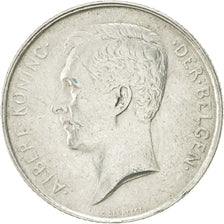 Bélgica, Franc, 1913, MBC+, Plata, KM:73.1