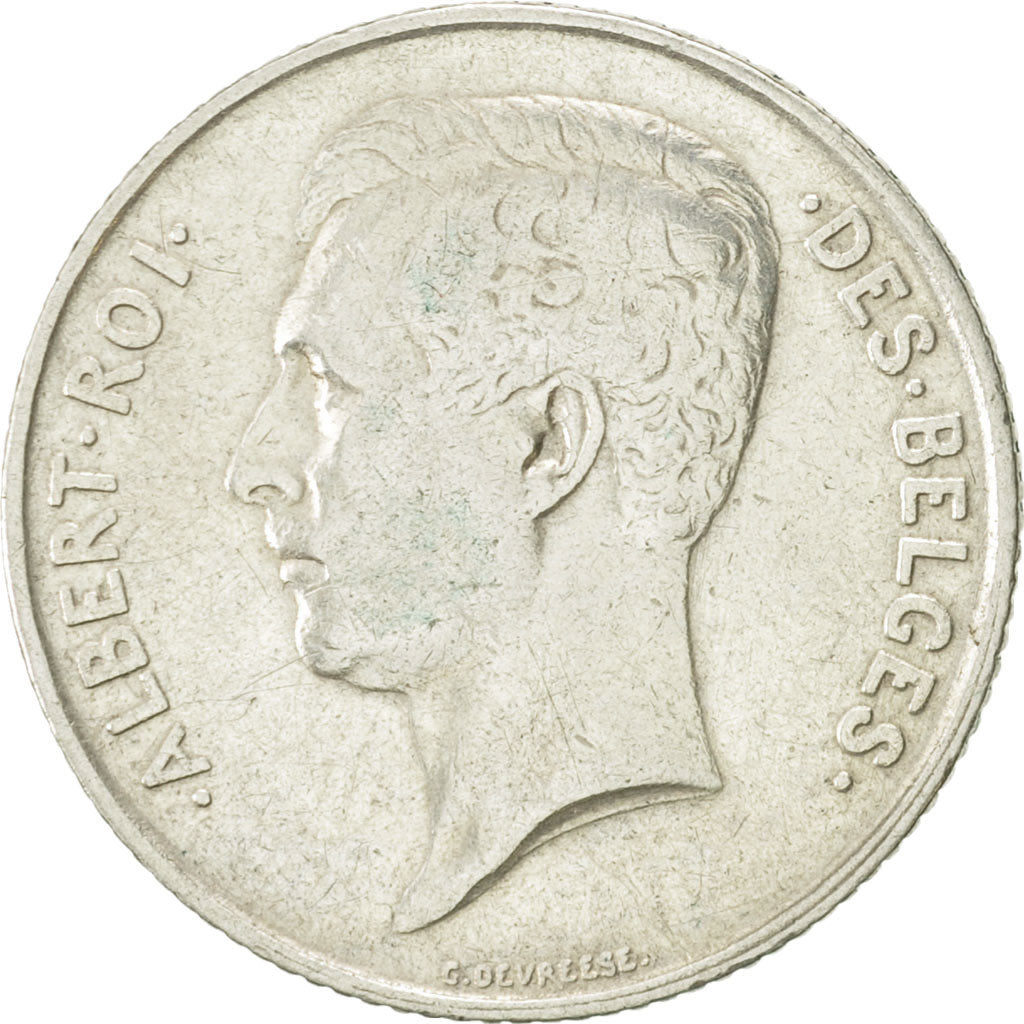 Moneda, Bélgica, Franc, 1911, MBC, Plata, KM:72