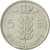Coin, Belgium, 5 Francs, 5 Frank, 1978, EF(40-45), Copper-nickel, KM:134.1
