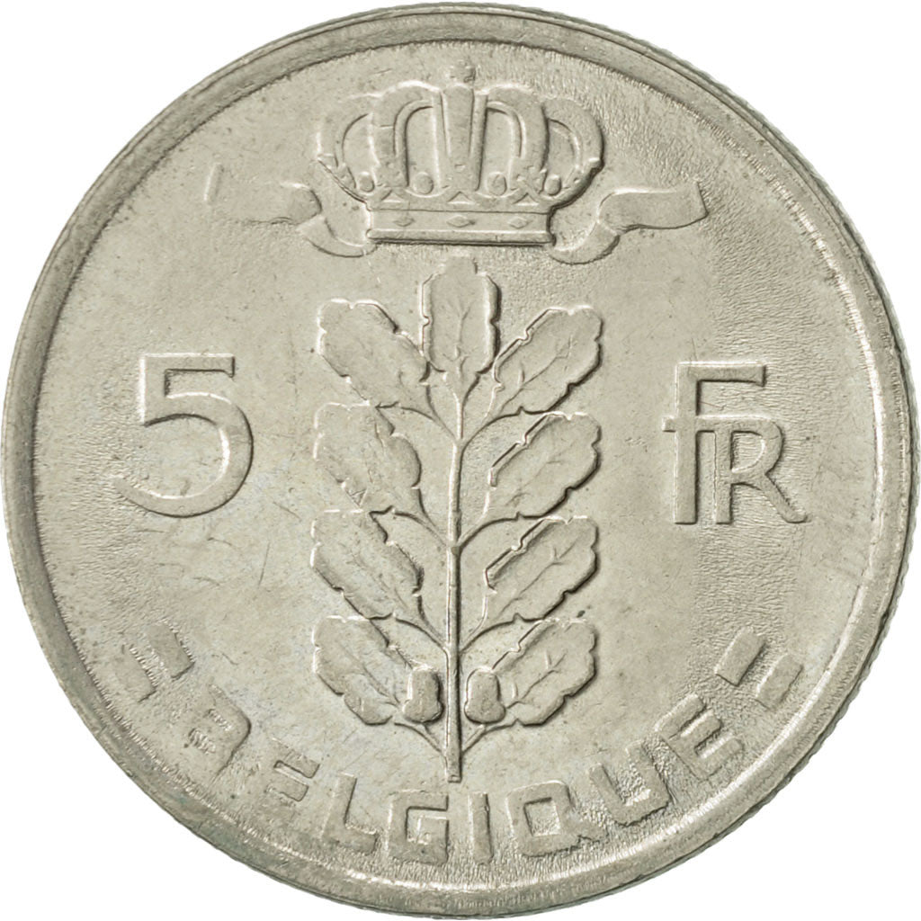 Coin, Belgium, 5 Francs, 5 Frank, 1979, AU(50-53), Copper-nickel, KM:134.1