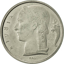 Belgium, 5 Francs, 5 Frank, 1981, AU(50-53), Copper-nickel, KM:134.1