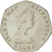 Isle of Man, Elizabeth II, 50 Pence, 1980, Pobjoy Mint, AU(55-58)