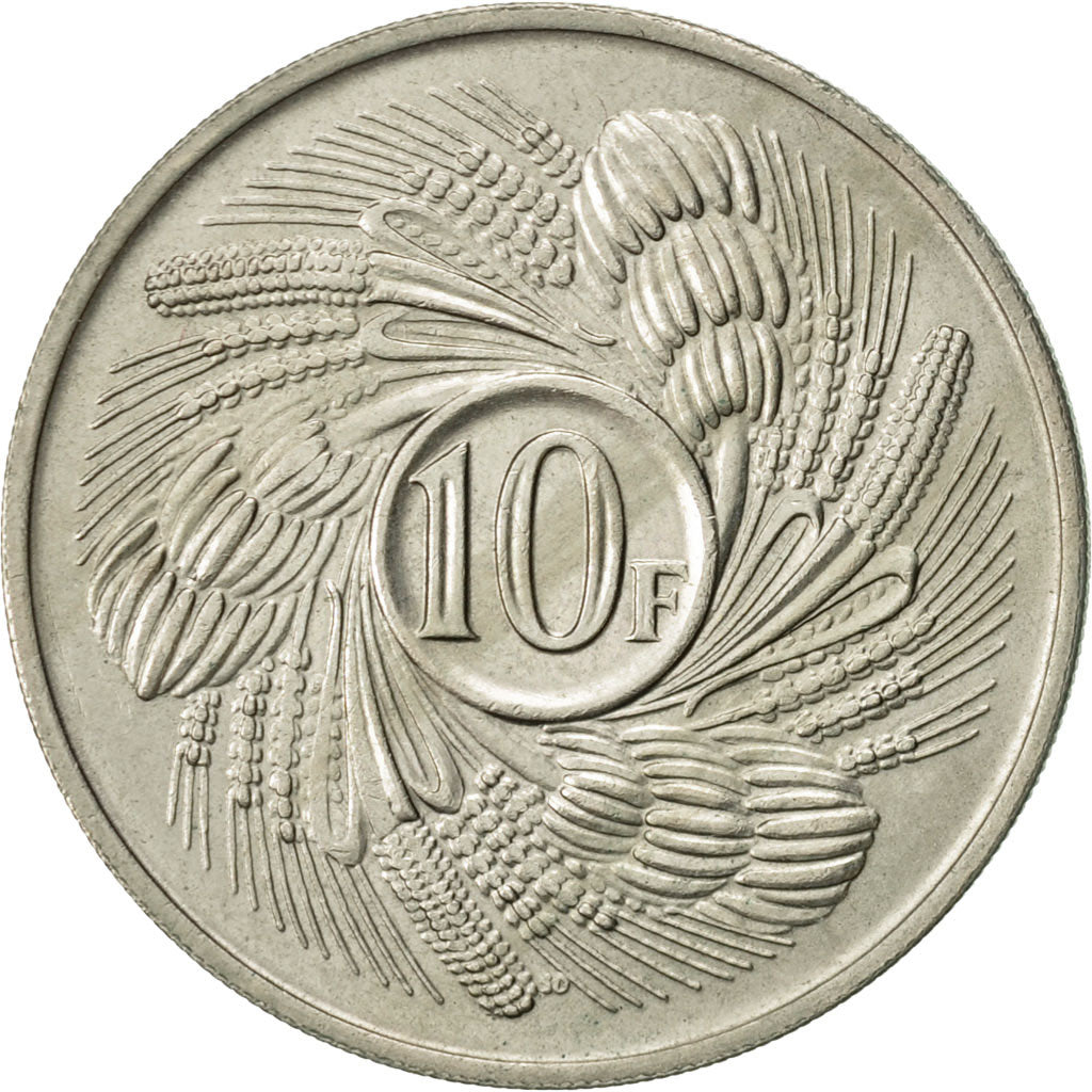 Moneta, Burundi, 10 Francs, 1968, SPL-, Rame-nichel, KM:17