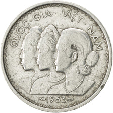 Vietnam, STATE OF SOUTH VIET NAM, 20 Su, 1953, Paris, EF(40-45), Aluminum, KM:2