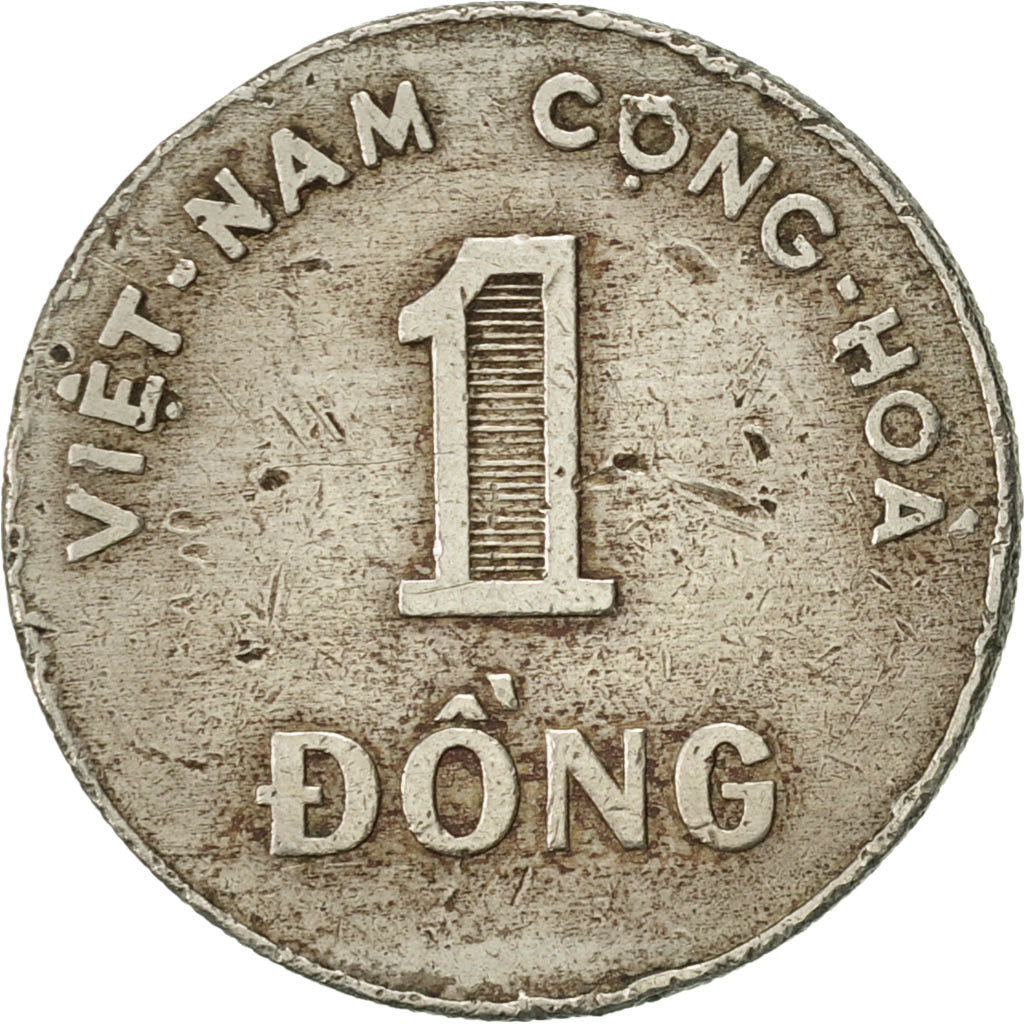 Moneta, Vietnam, STATE OF SOUTH VIET NAM, Dong, 1964, BB, Rame-nichel, KM:7