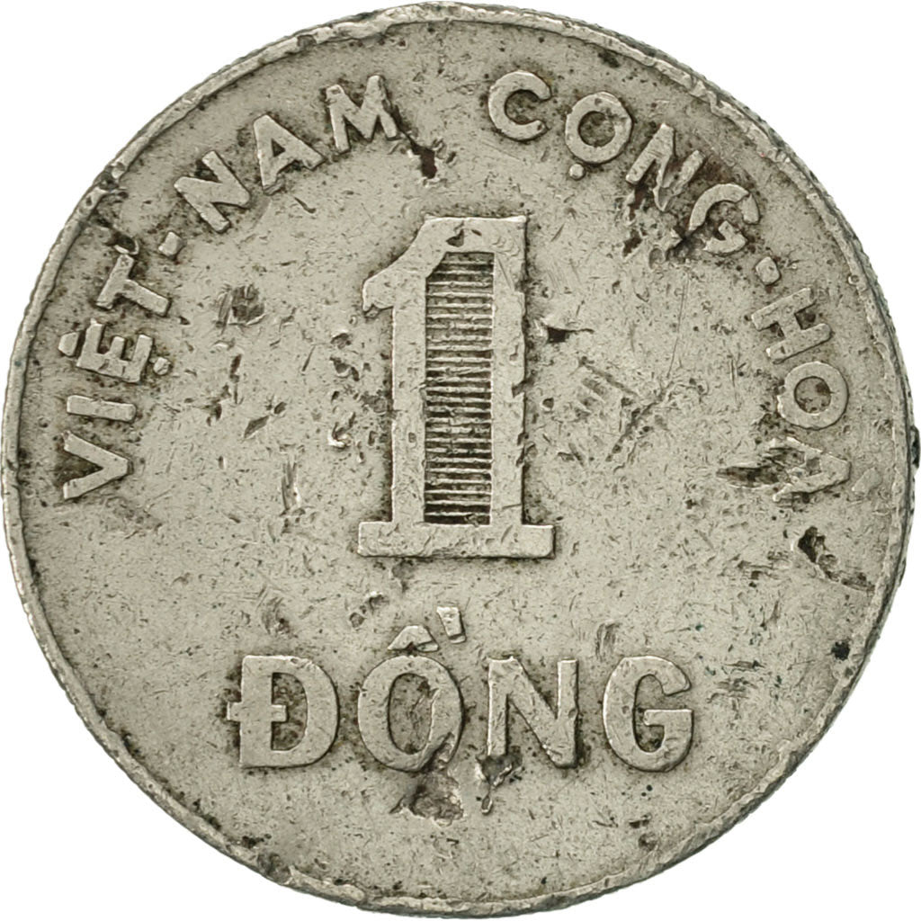 Coin, Vietnam, STATE OF SOUTH VIET NAM, Dong, 1964, EF(40-45), Copper-nickel