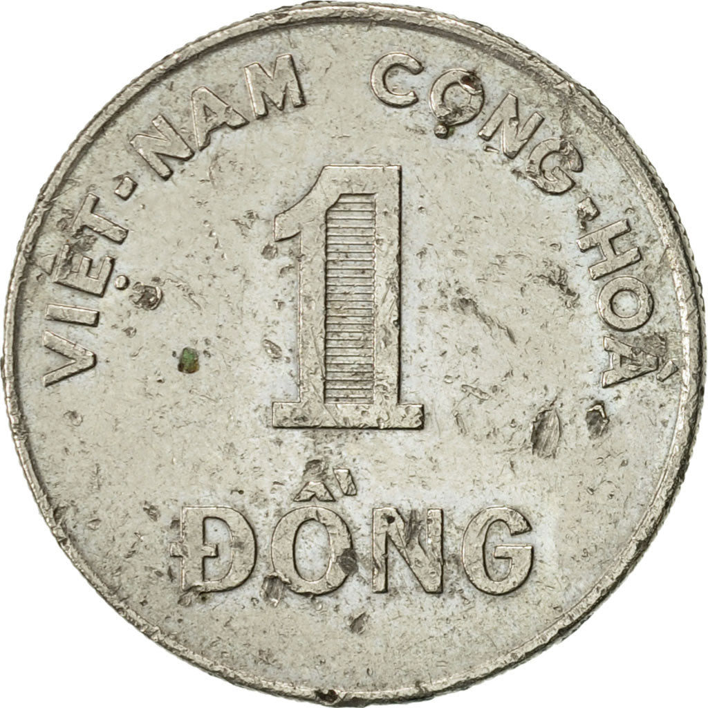Moneta, Vietnam, STATE OF SOUTH VIET NAM, Dong, 1971, BB, Acciaio ricoperto in