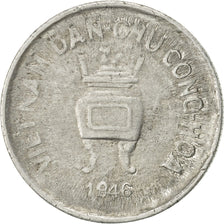 Vietnam, 5 Hao, 1946, Vantaa, EF(40-45), Aluminum, KM:2.1