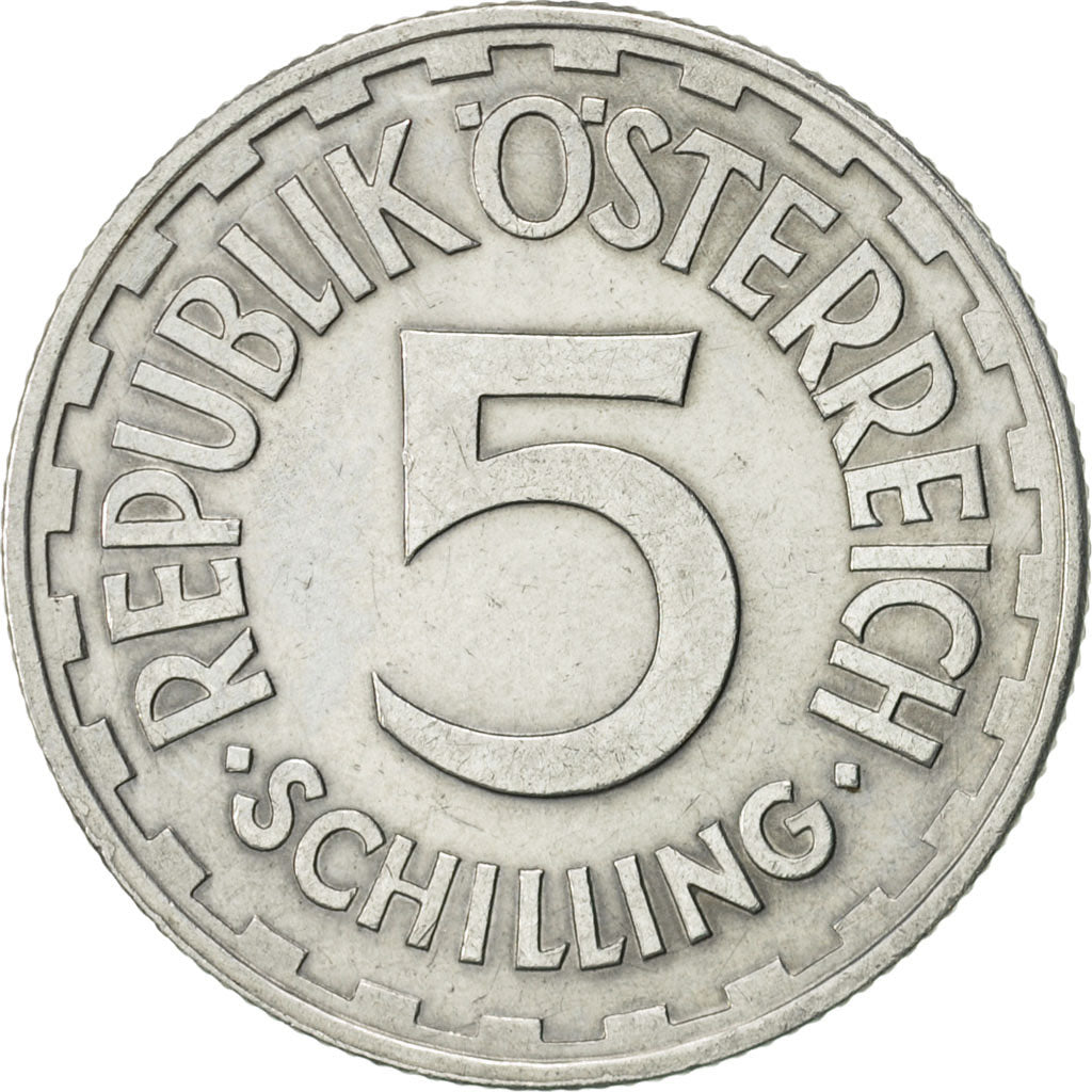 Austria, 5 Schilling, 1952, AU(55-58), Aluminum, KM:2879