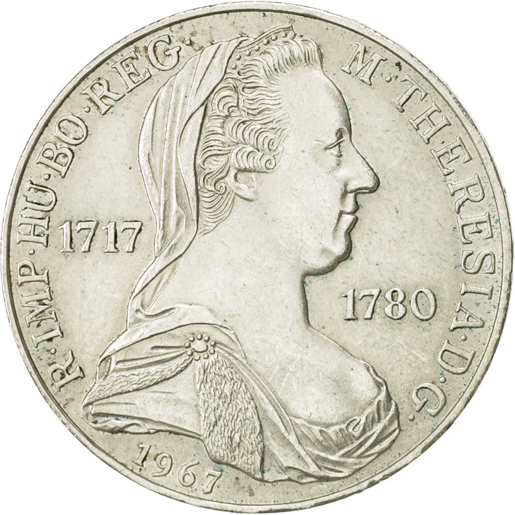 Austria, 25 Schilling, 1967, MBC+, Plata, KM:2901