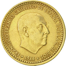 Coin, Spain, Francisco Franco, caudillo, Peseta, 1971, AU(50-53)