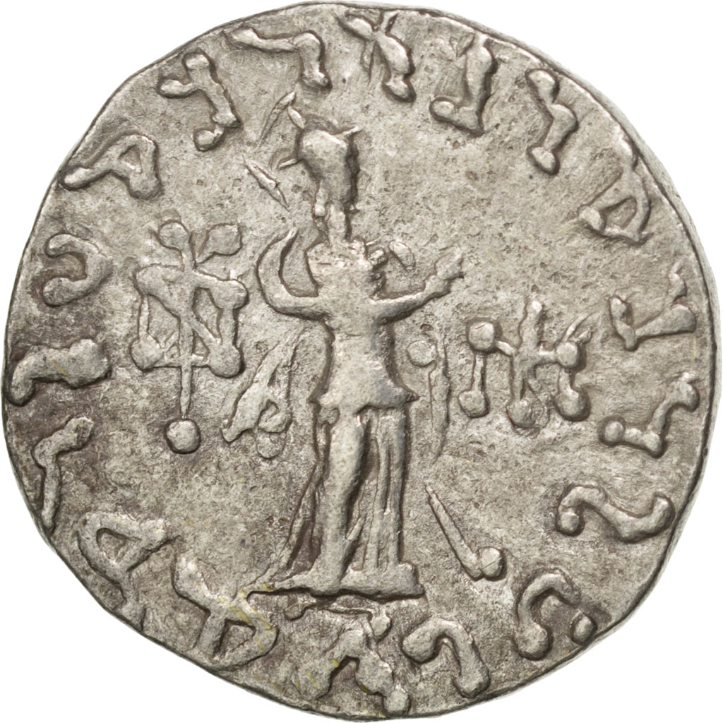 Indo-Skythian Kingdom, Azes I, Tetradrachm, AU(55-58), Silver, 9.40