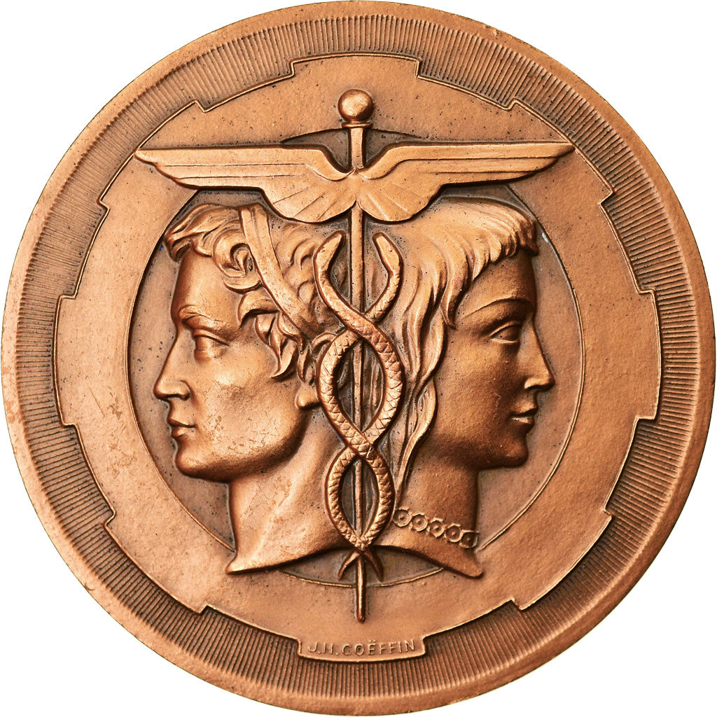 France, Medal, Chambre de Commerce et d'Industrie de Rouen, Shipping, 1978