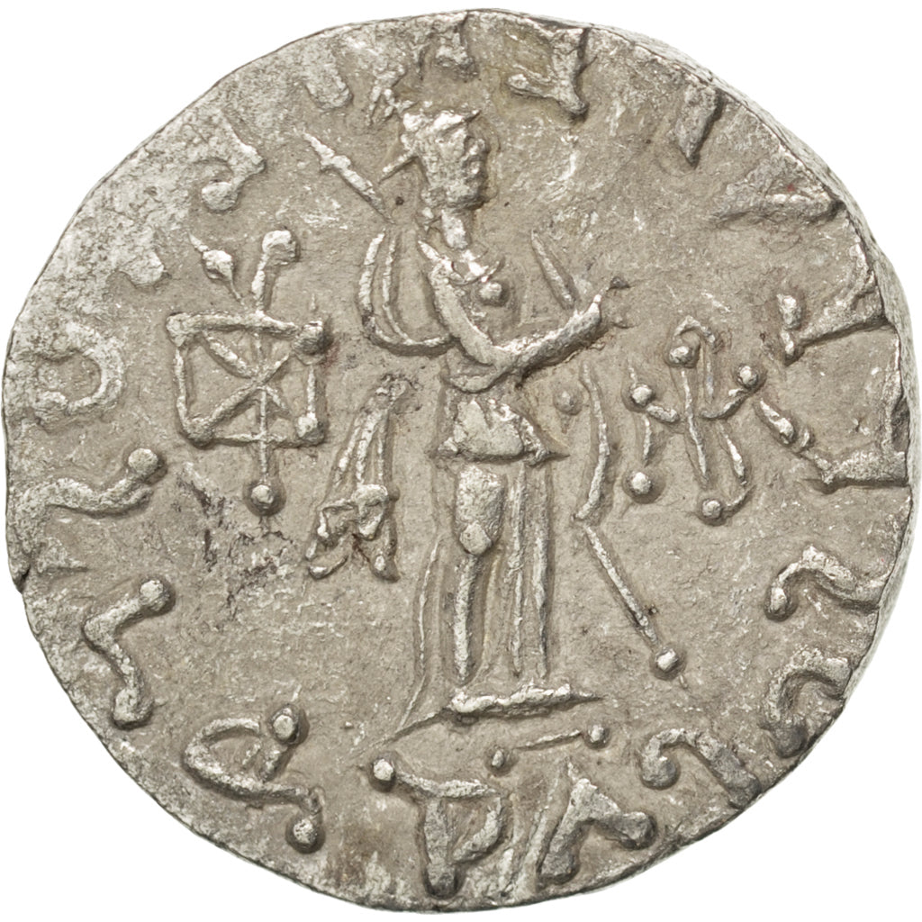 Moneta, Indo-Scythian Kingdom, Azes I, Tetradrachm, SPL-, Argento