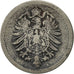 Coin, GERMANY - EMPIRE, Wilhelm I, 5 Pfennig, 1874, Berlin, VF(20-25)