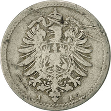 Coin, GERMANY - EMPIRE, Wilhelm I, 5 Pfennig, 1876, Berlin, VF(20-25)