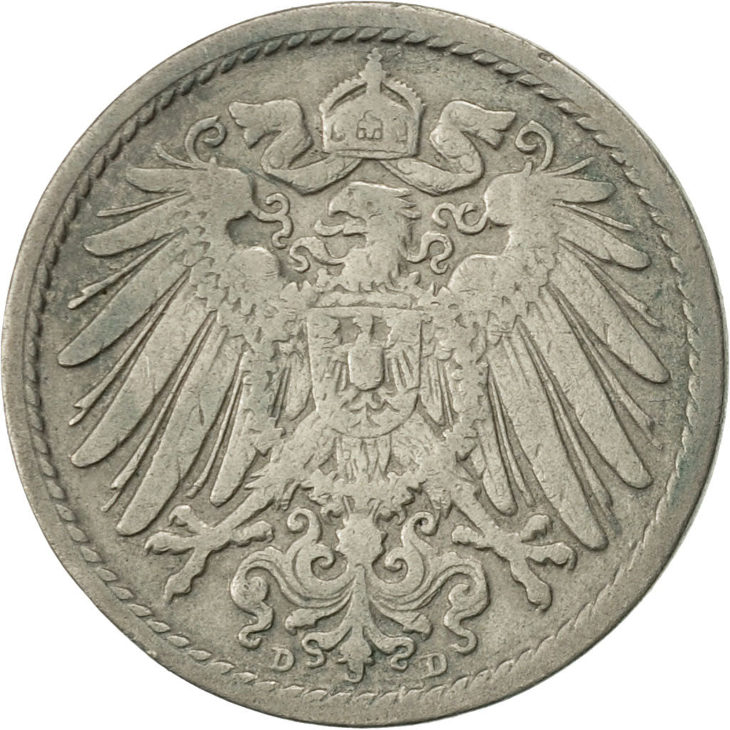 Monnaie, GERMANY - EMPIRE, Wilhelm II, 5 Pfennig, 1903, Munich, TTB