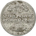 Moneda, ALEMANIA - REPÚBLICA DE WEIMAR, 50 Pfennig, 1922, Karlsruhe, MBC