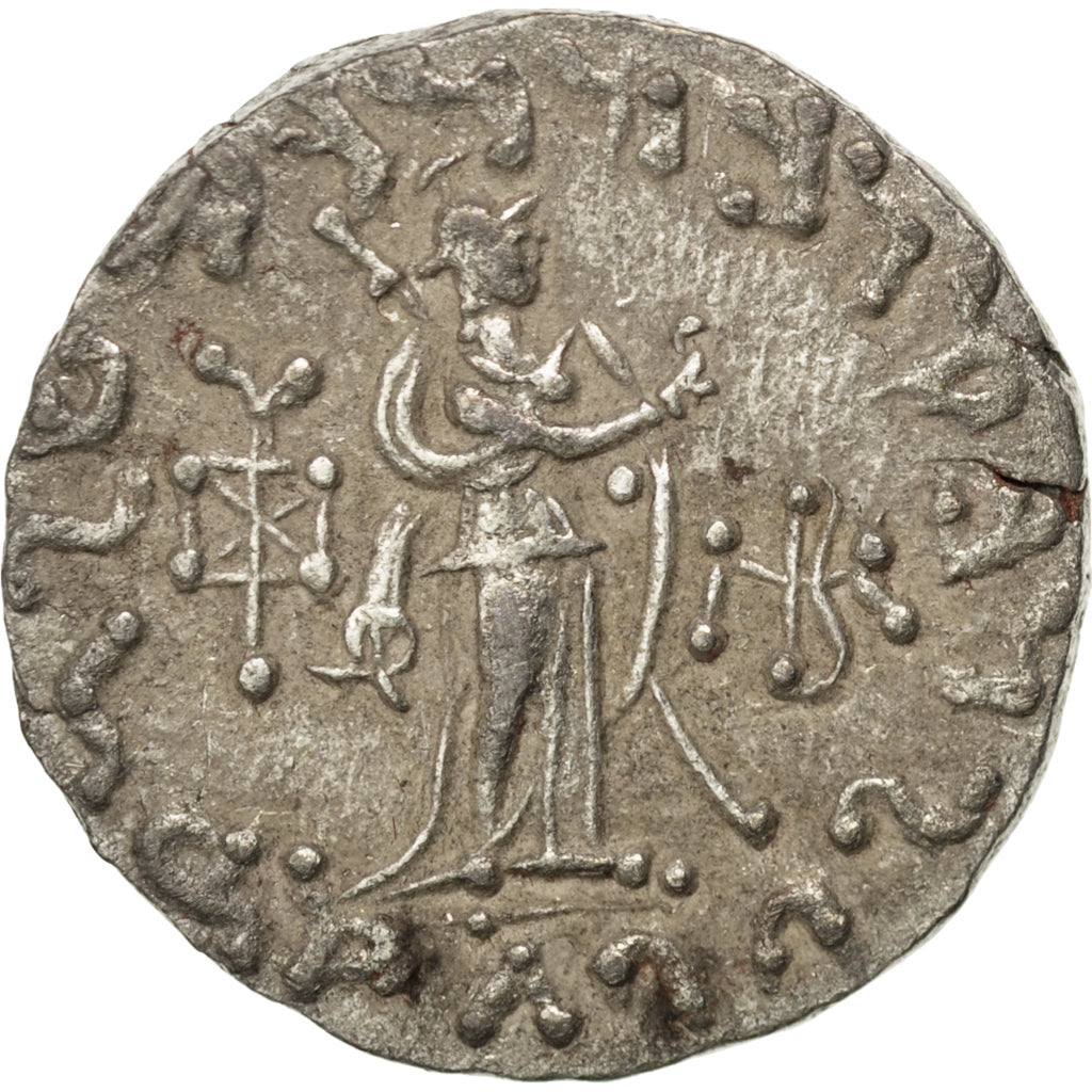 Münze, Indo-Scythian Kingdom, Azes I, Tetradrachm, SS+, Silber