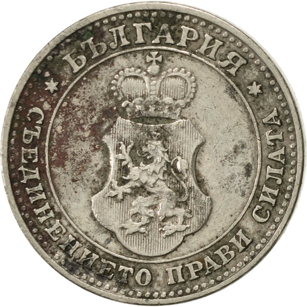 Coin, Bulgaria, 10 Stotinki, 1913, EF(40-45), Copper-nickel, KM:25