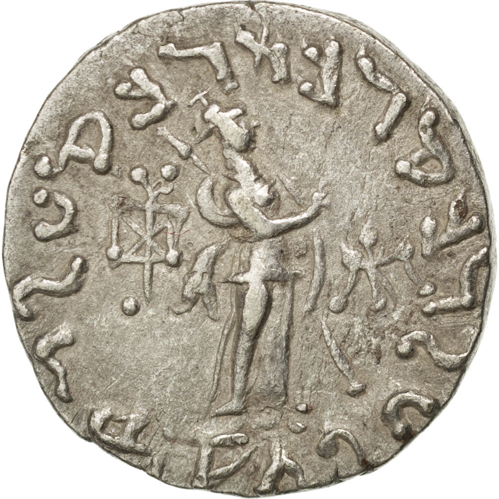Moneta, Indo-Scythian Kingdom, Azes I, Tetradrachm, SPL-, Argento