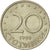 Moneta, Bulgaria, 20 Stotinki, 1999, Sofia, AU(55-58), Miedź-Nikiel-Cynk