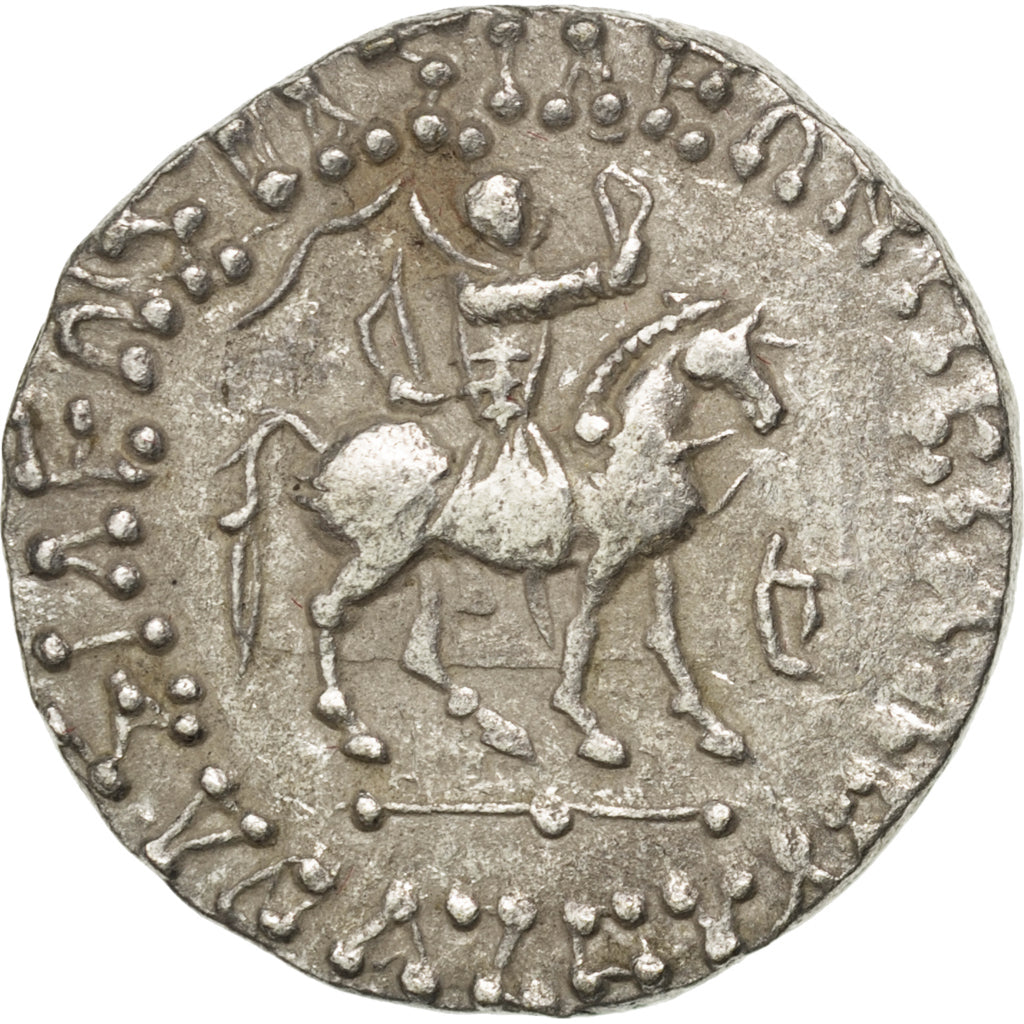 Moneta, Indo-Scythian Kingdom, Azes I, Tetradrachm, SPL-, Argento