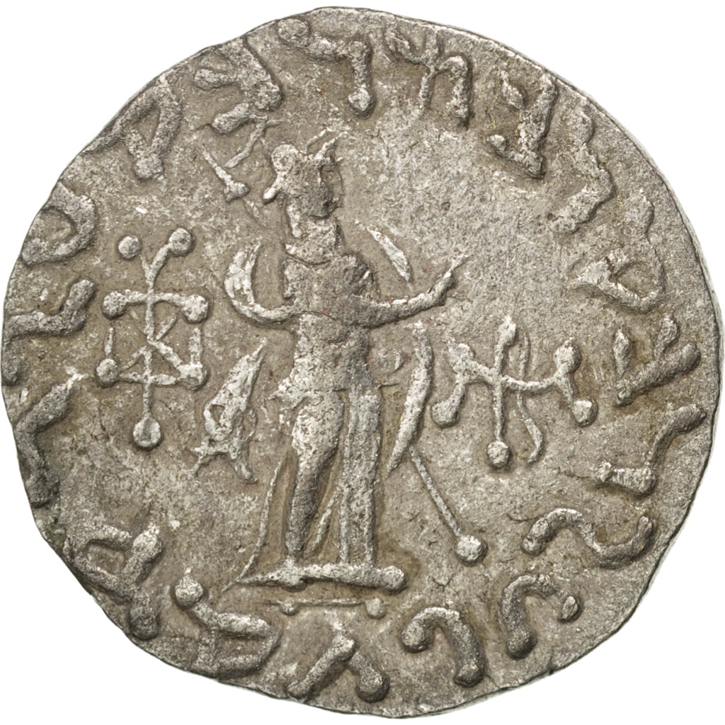 Moneta, Indo-Scythian Kingdom, Azes I, Tetradrachm, SPL-, Argento