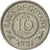 Coin, Guyana, 10 Cents, 1991, AU(50-53), Copper-nickel, KM:33
