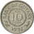 Moneta, Gujana, 10 Cents, 1991, AU(50-53), Miedź-Nikiel, KM:33