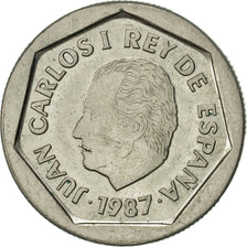 Moneda, España, Juan Carlos I, 200 Pesetas, 1987, MBC+, Cobre - níquel, KM:829