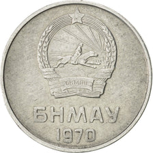 Mongolei, 5 Mongo, 1970, SS+, Aluminium, KM:29