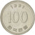 Moneta, KOREA-POŁUDNIOWA, 100 Won, 1991, AU(55-58), Miedź-Nikiel, KM:35.2