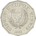 Cyprus, Half Cent, 1983, AU(55-58), Aluminum, KM:52