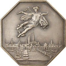 France, Token, Chambre de Commerce de Rouen, 1802, Lecomte, MS(64), Silver