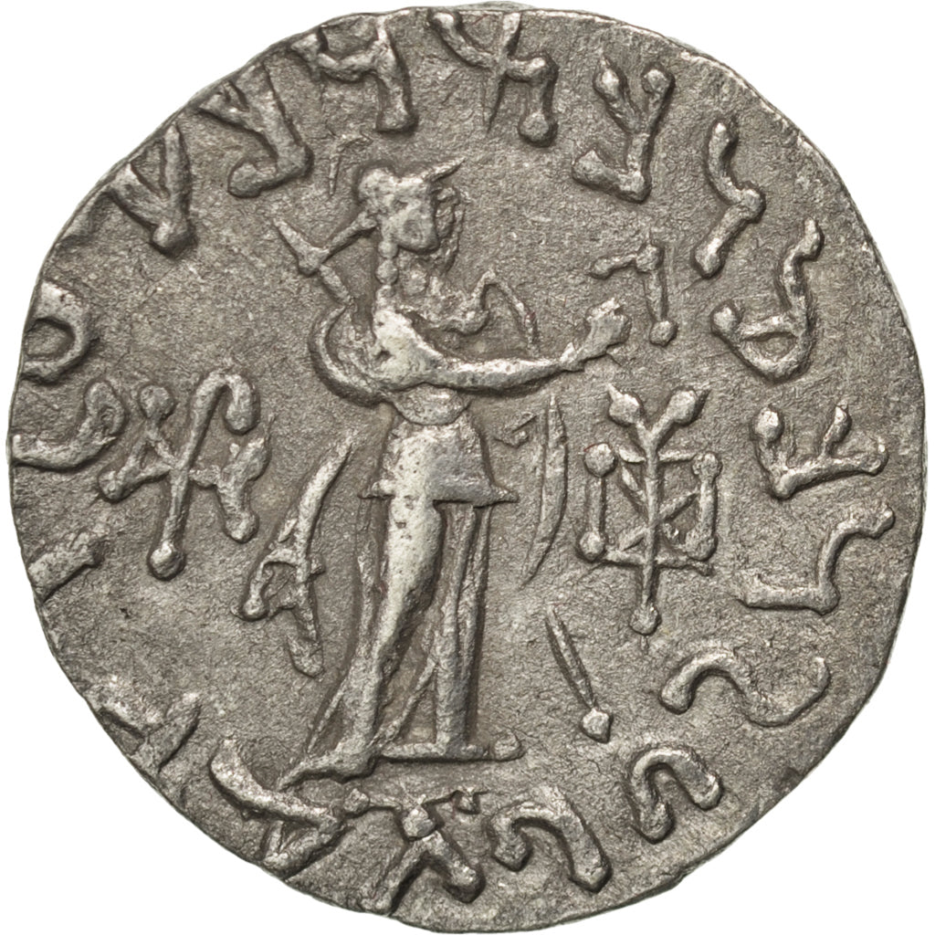 Indo-Skythian Kingdom, Azes I, Azes I, Indo Scythians, Tetradrachm, AU(55-58),..