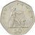 Coin, Great Britain, Elizabeth II, 50 New Pence, 1976, EF(40-45), Copper-nickel