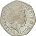 Coin, Great Britain, Elizabeth II, 50 Pence, 2000, EF(40-45), Copper-nickel