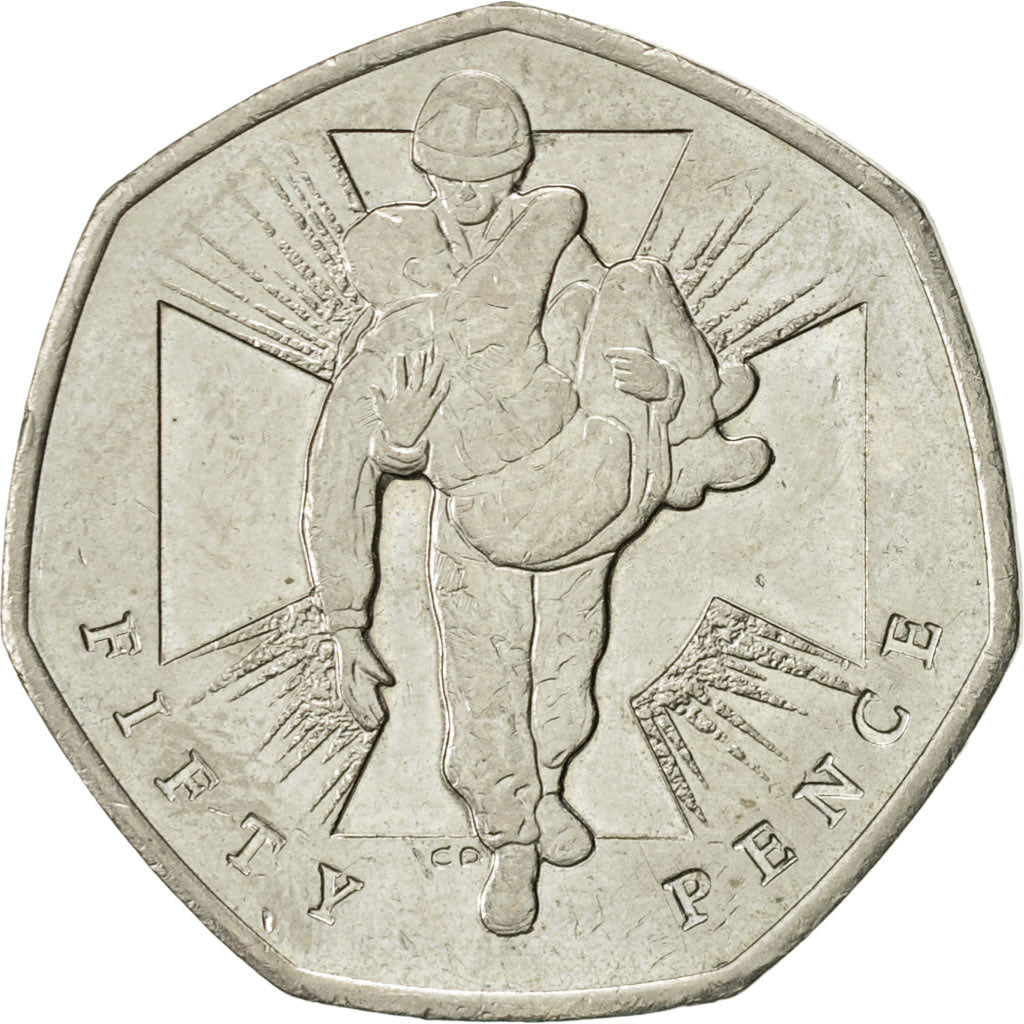 Coin, Great Britain, Elizabeth II, 50 Pence, 2006, British Royal Mint
