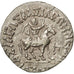 Monnaie, Royaume Indo-Scythe, Azes I, Tétradrachme, TTB+, Argent