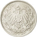 Coin, GERMANY - EMPIRE, 1/2 Mark, 1906, Munich, AU(55-58), Silver, KM:17