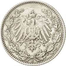 Münze, GERMANY - EMPIRE, 1/2 Mark, 1906, Muldenhütten, VZ, Silber, KM:17